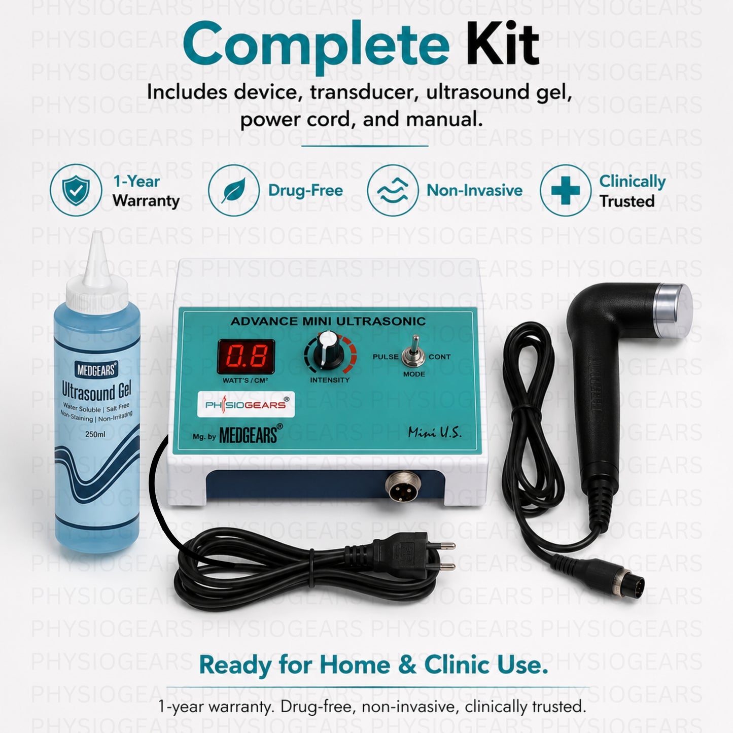 Mini Ultrasonic Physiotherapy Machine