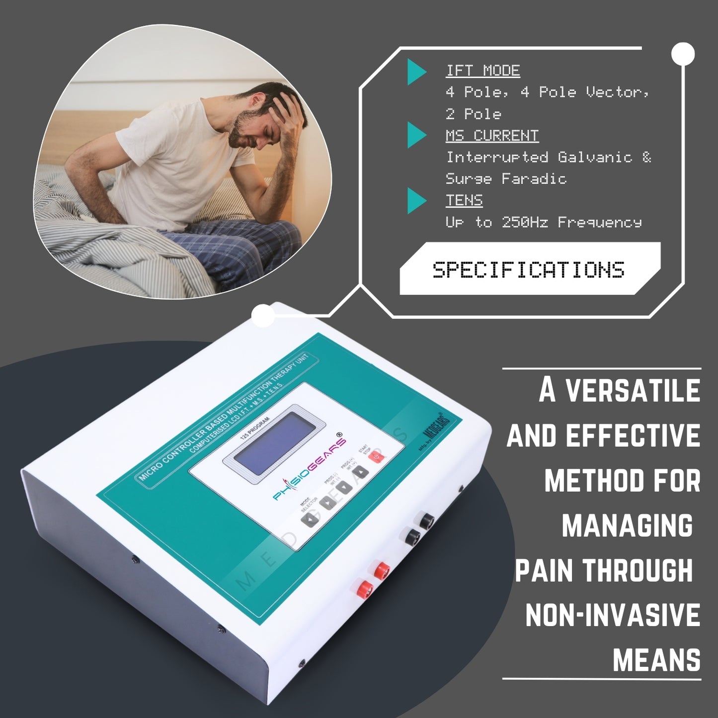 Interferential Therapy 125 PROG (Self Adhesive Pad)