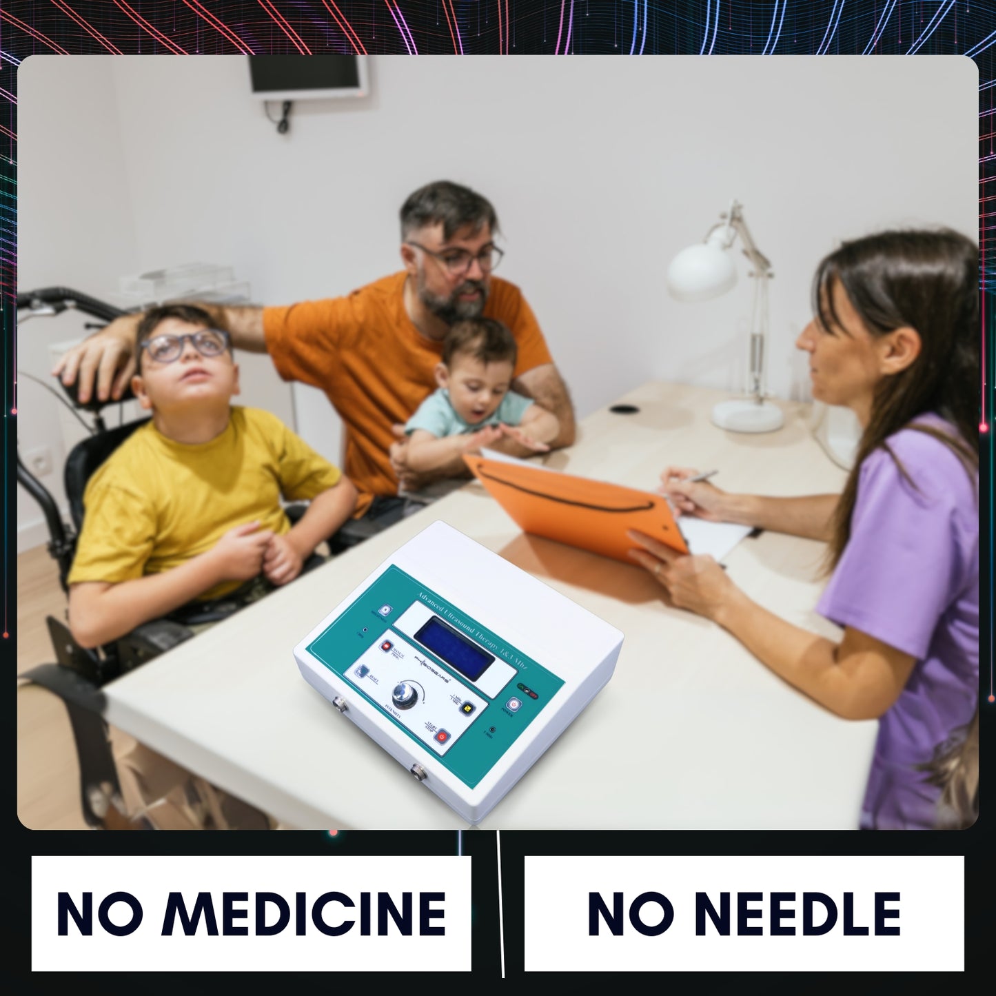 Ultrasonic 1 & 3 LCD Machine physiotherapy equipments