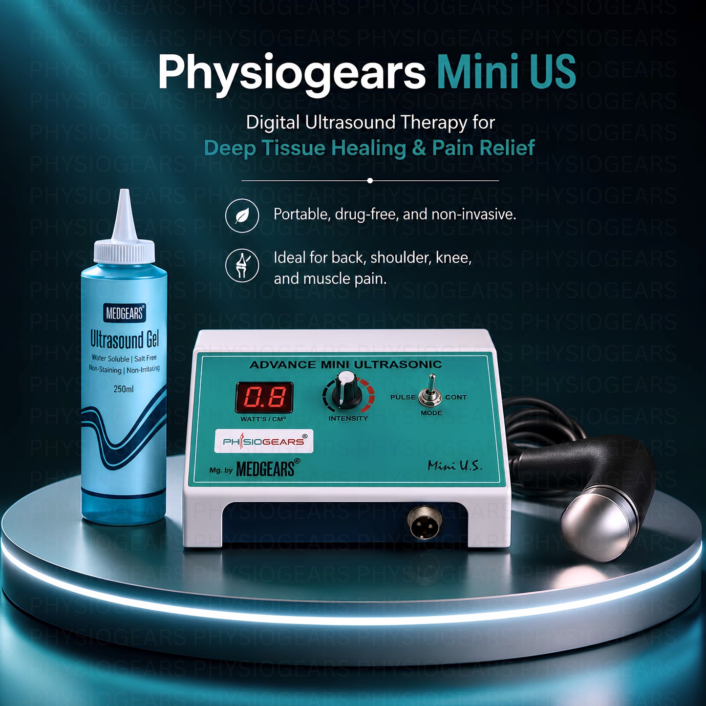 Mini Ultrasonic Physiotherapy Machine