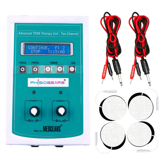 Transcutaneous Electrical Nerve Stimulation 2 Channels LCD (Self Adhesive Pad)
