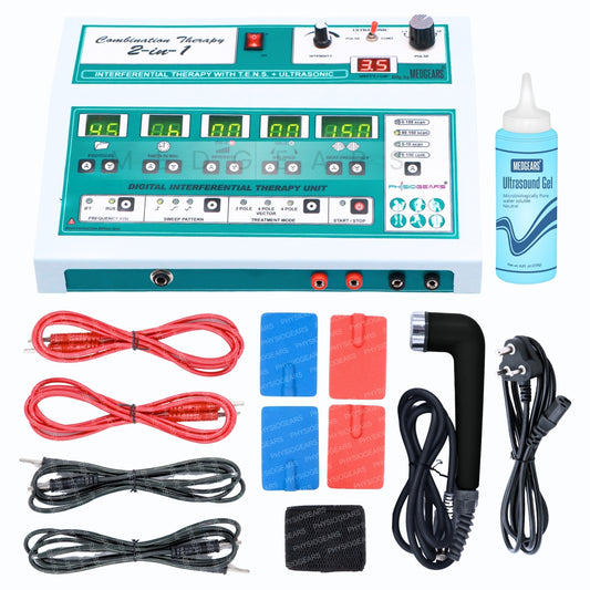 Interferential Therapy 45 + Ultrasound Therapy 2 IN 1 (Electrode Pad)