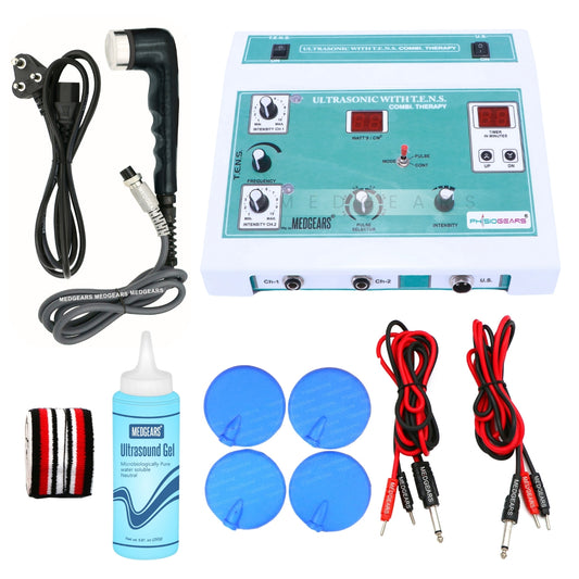 Ultrasound Therapy+ Transcutaneous Electrical Nerve Stimulation 2 Channel (Electrode Pad)