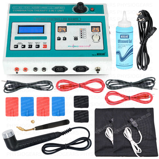 5 In 1 IFT MS Tens Ultrasonic Deep Heat Physiotherapy Machine (Electrode Pad)