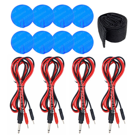4 ch tens kit(4 wire,8 pads,1 valacro)