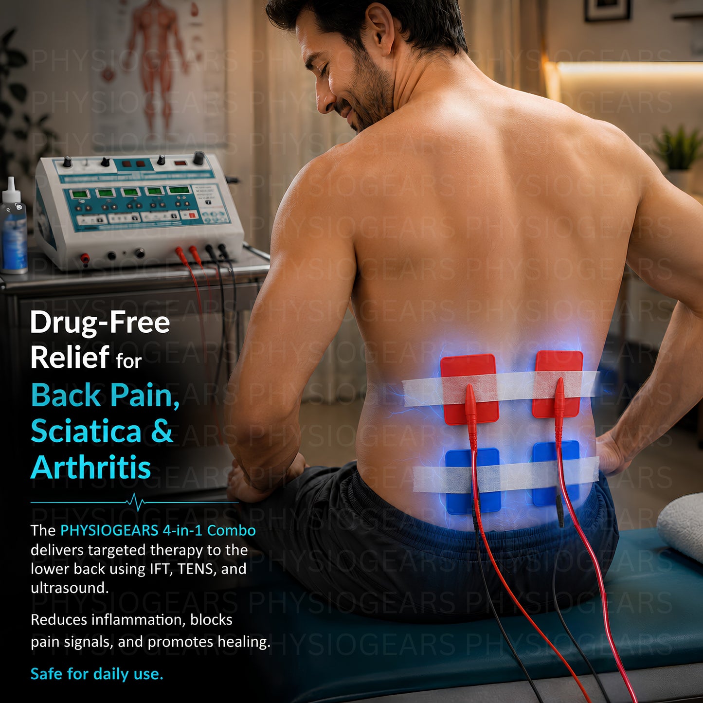 IFT 45 with 4 in 1  Combo (US, IFT, MS, Tens)  (Electrode Pad)