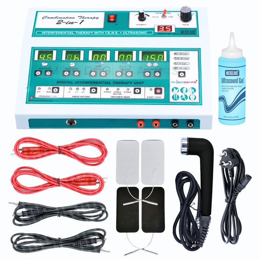 Interferential Therapy 45 + Ultrasound Therapy 2 IN 1 (Self Adhesive Pad)