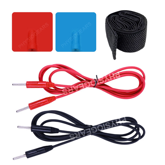MS 2 pin kit (2pin wire,2 pads,1 valcro)