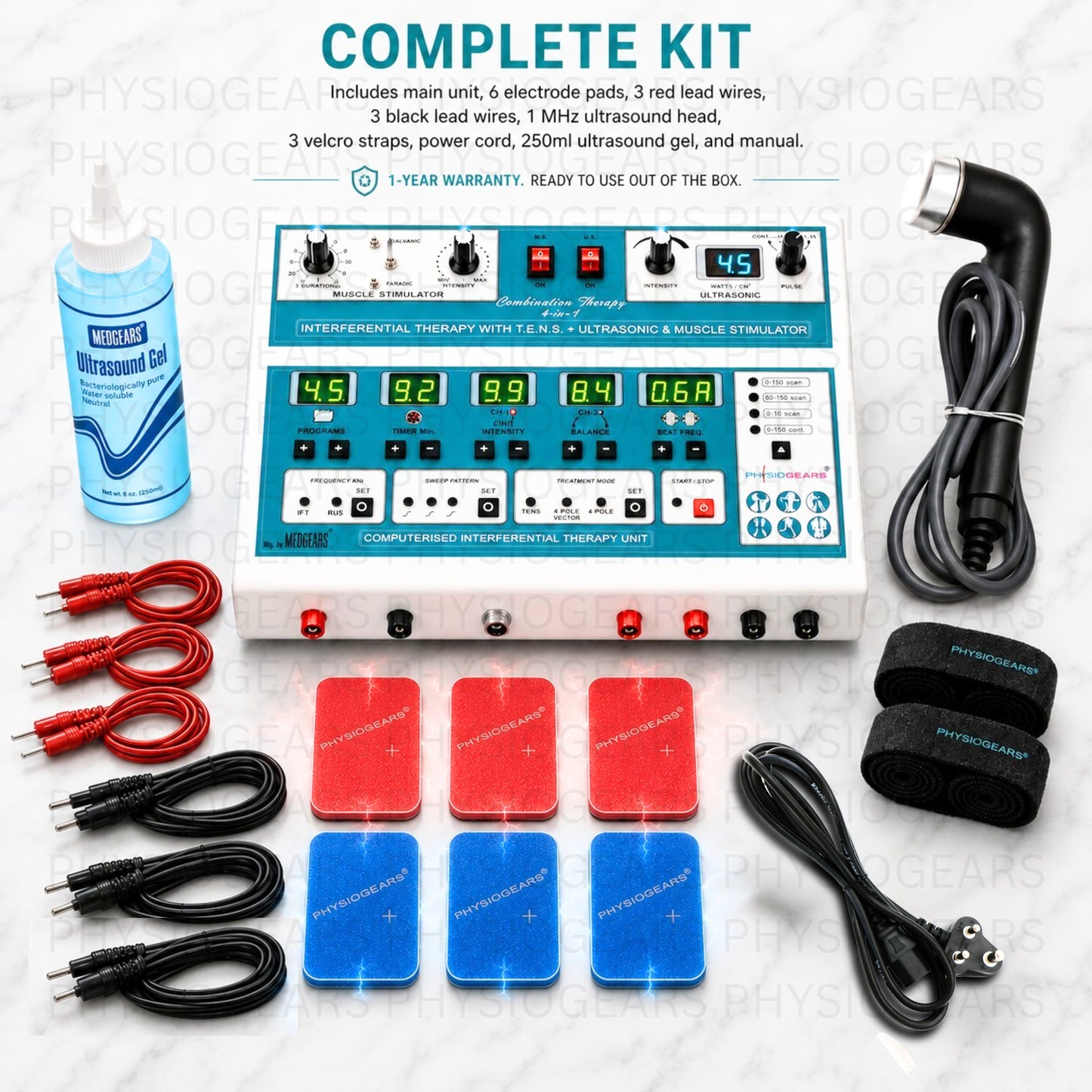 IFT 45 with 4 in 1  Combo (US, IFT, MS, Tens)  (Electrode Pad)