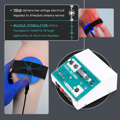 Transcutaneous Electrical Nerve Stimulation + Muscle Stimulator DELUXE (Electrode Pad)