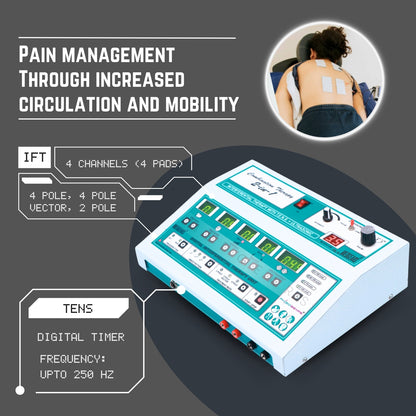 Interferential Therapy 45 + Ultrasound Therapy 2 IN 1 (Self Adhesive Pad)