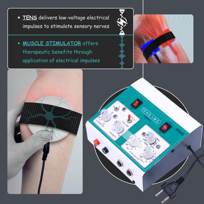 Transcutaneous Electrical Nerve Stimulation + Muscle Stimulator DELUXE (Electrode Pad)