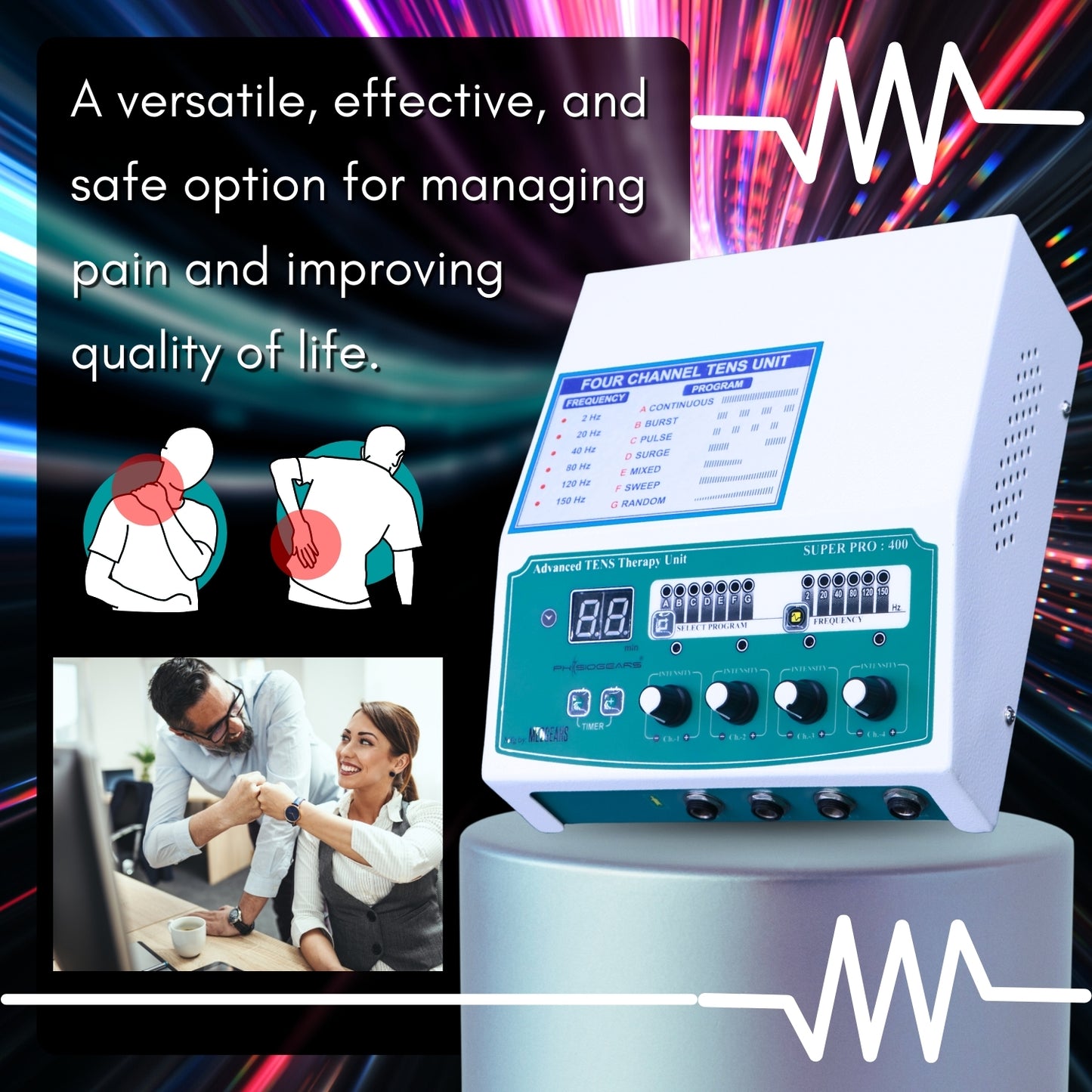 4 Channel Tens Advanced (Electrode Pad)