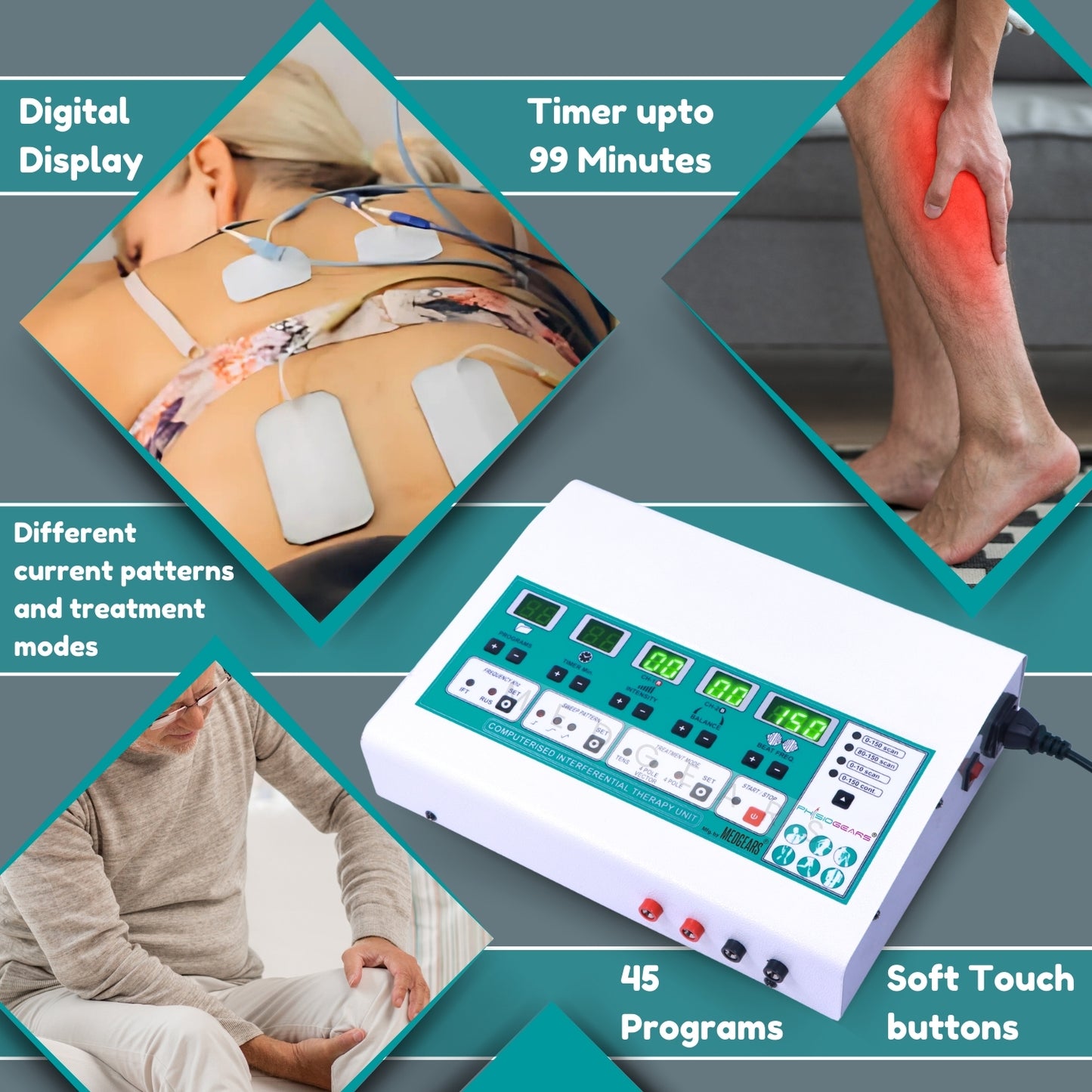 Interferential Therapy 45 PROG (Self Adhesive Pad)