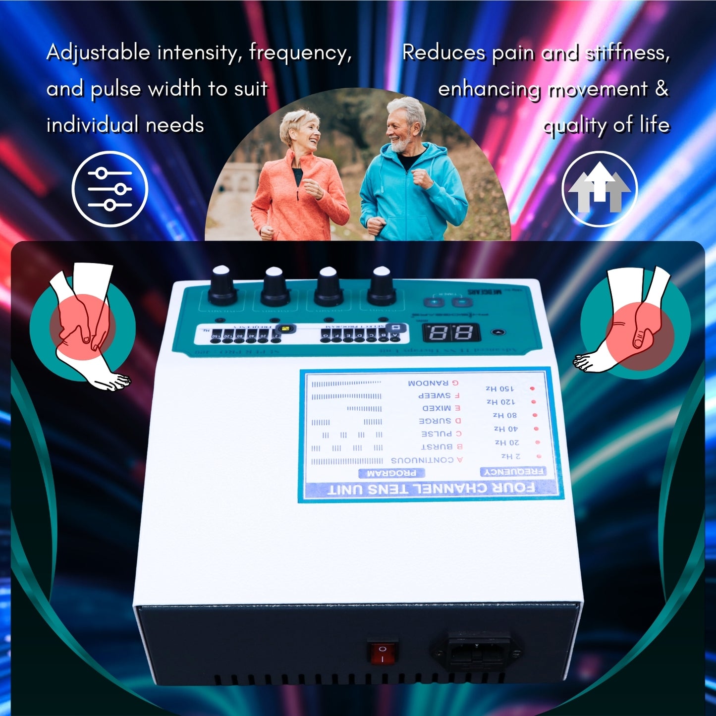 4 Channel Tens Advanced (Electrode Pad)