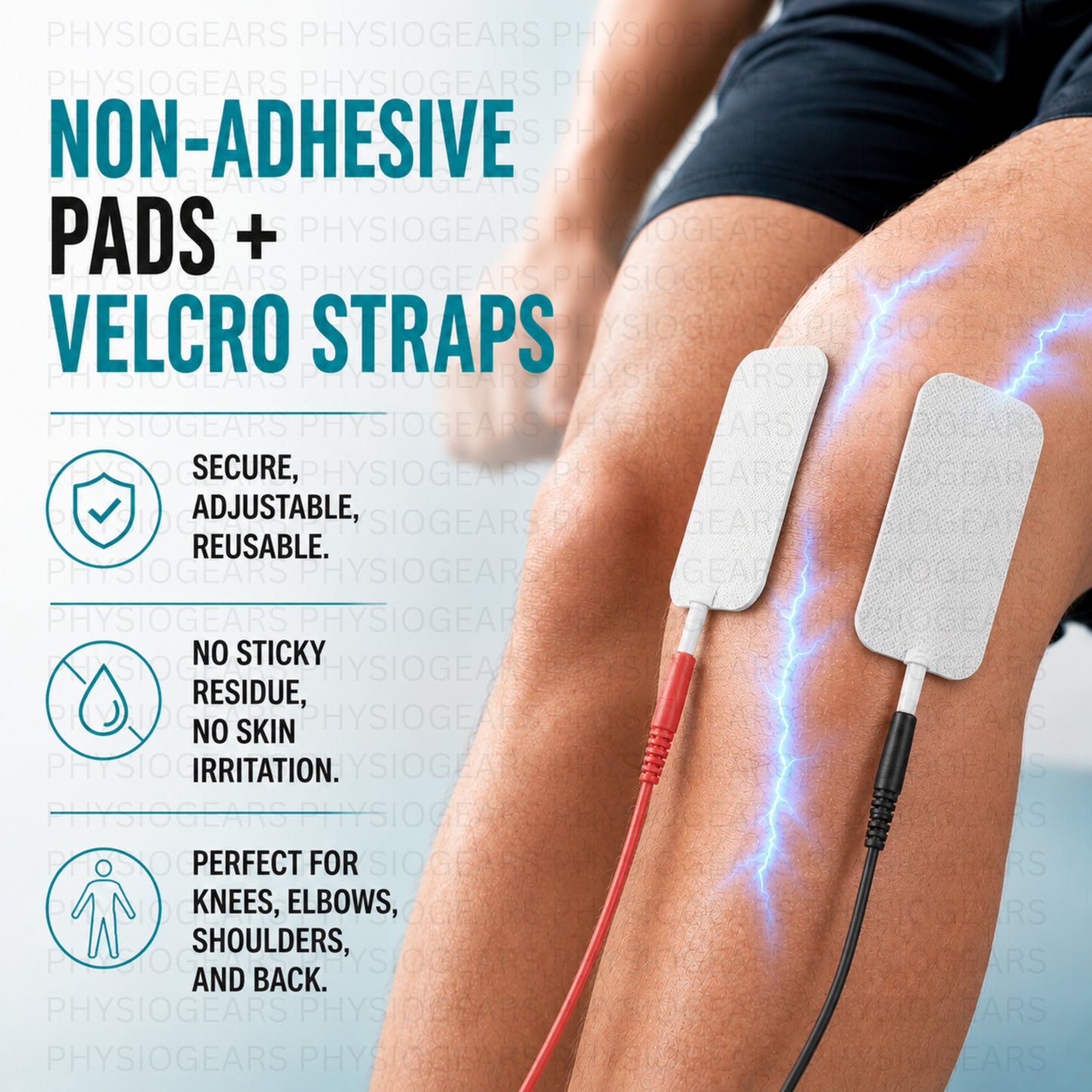 5 In 1 IFT MS Tens Ultrasonic Deep Heat Physiotherapy Machine (Self Adhesive Pad)