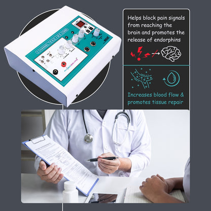 Transcutaneous Electrical Nerve Stimulation +Muscle Stimulator TIMER (Self Adhesive Pad)