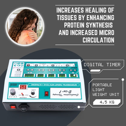 Interferential Therapy 45 + Ultrasound Therapy 2 IN 1 (Electrode Pad)