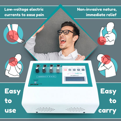 4 CH Transcutaneous Electrical Nerve Stimulation LCD (Electrode Pad)