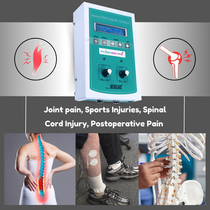 Transcutaneous Electrical Nerve Stimulation 2 Channels LCD (Self Adhesive Pad)