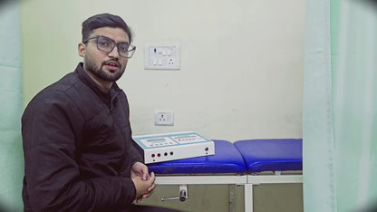 4 in 1 LCD Combo (US, IFT, MS, Tens) physiotherapy equipment  (Electrode Pad)